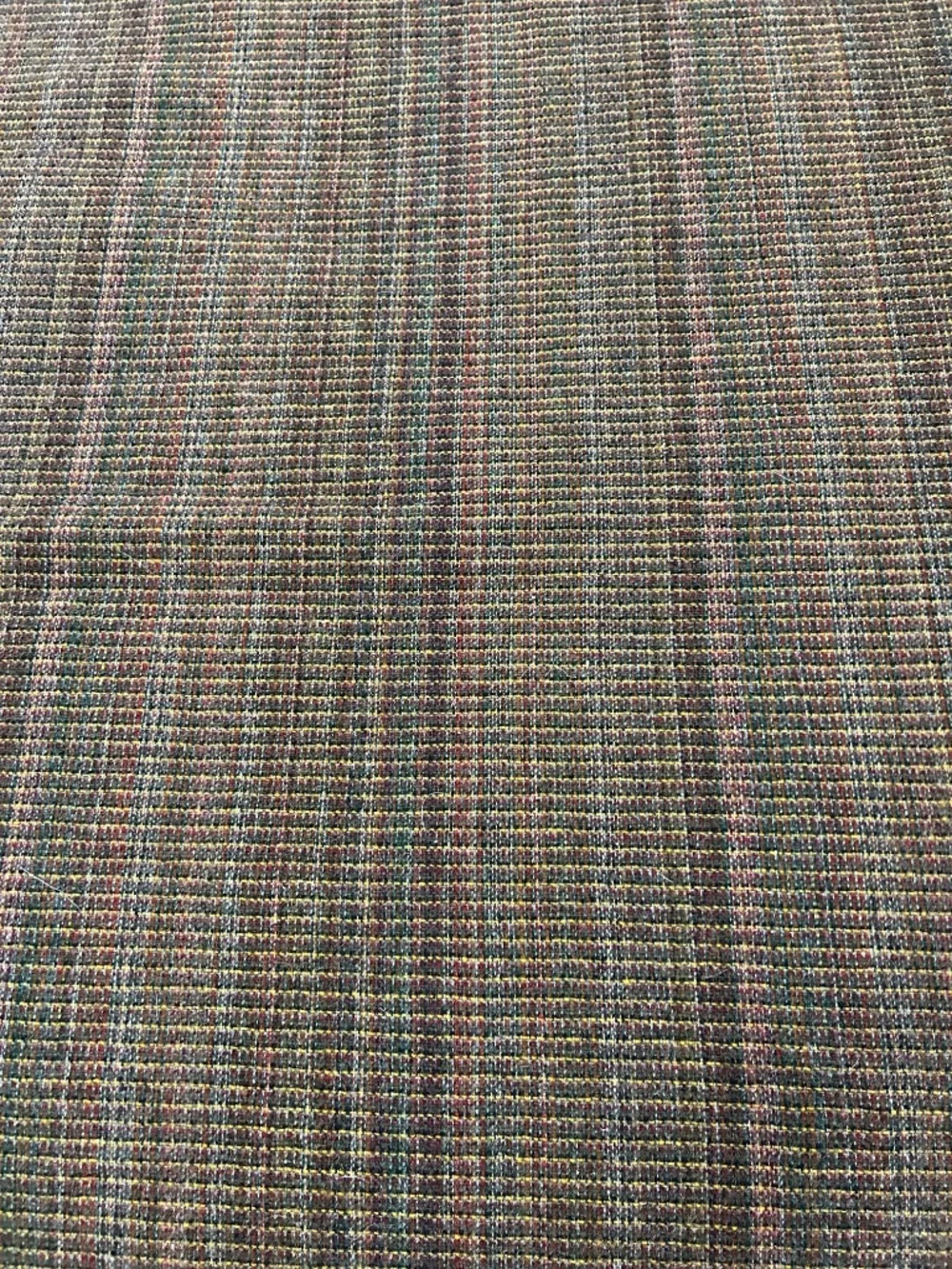 Woolrich vintage 80s 90s wool stripe twin blanket green yellow red cabin lake